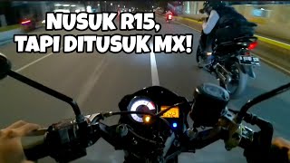 SATRIA FU 150 VS R15 VS JUPITER MX!!!SATRIA FU ROADRACE