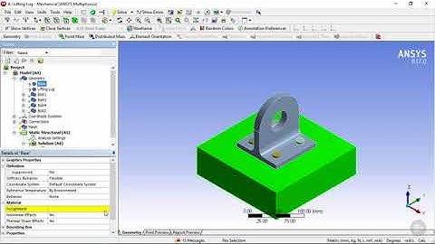 Introduction to ANSYS | Assigning Materials | Ep 3.1