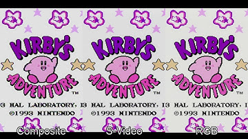 NES Video Comparison - Composite, S-Video, RGB
