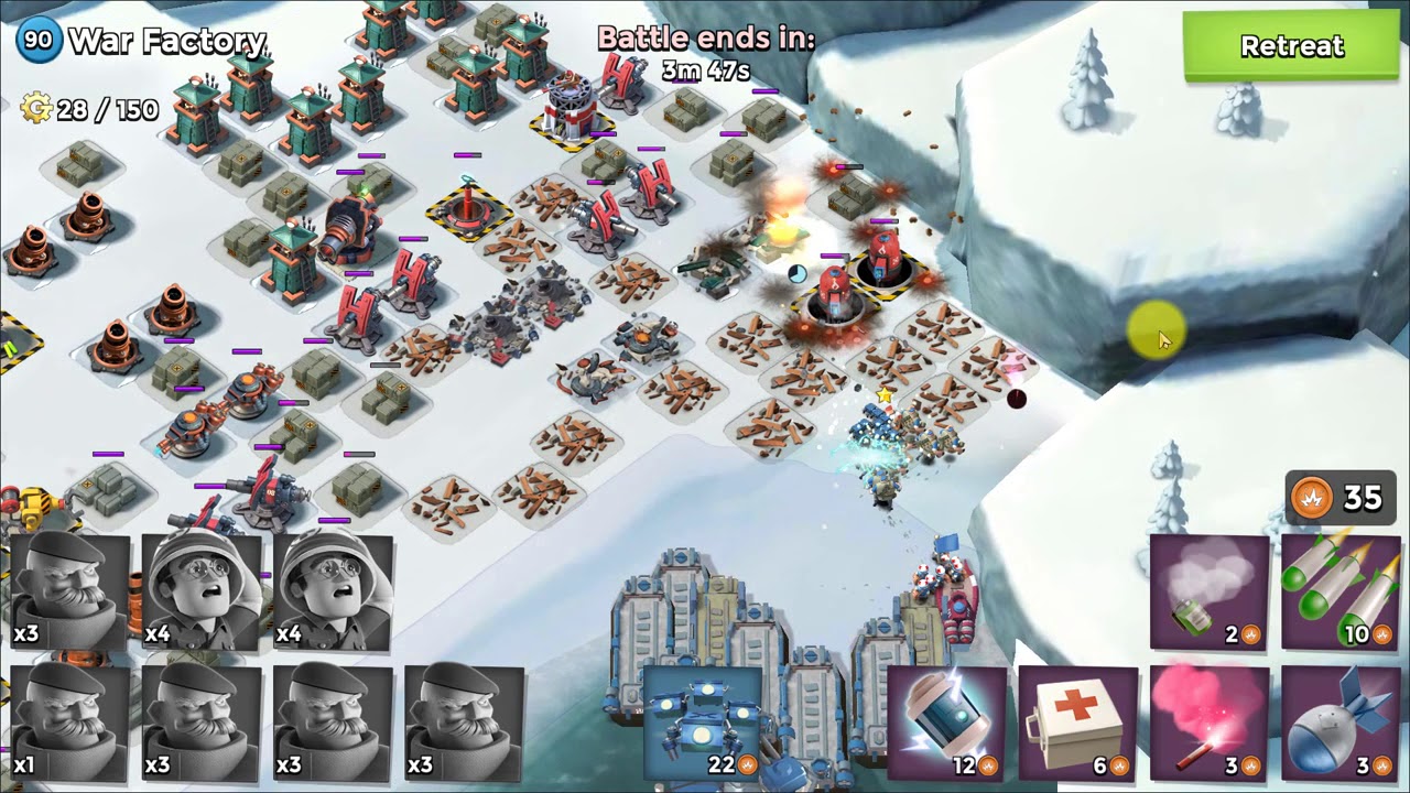 Boom Beach (90) War Factory 4