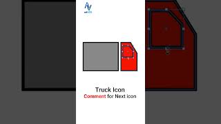 truck icon in illustrator #32 #tutorial #gfxmentor #icons #illustrator2023