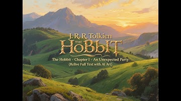 J. R. R.  Tolkien  - The Hobbit - Chapter I - An Unexpected Party (Relive Full Text with AI Art)