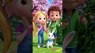 Lost Rainbow Ball! 🌈🐰 Kids Friendship Adventure | Cute Pixar Style Short #viral #video #shorts