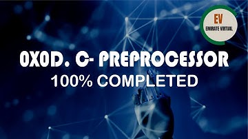 0x0D C   Preprocessor 100% completed