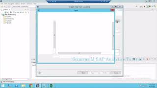 14  Flat File Upload into HANA Database in Native HANA