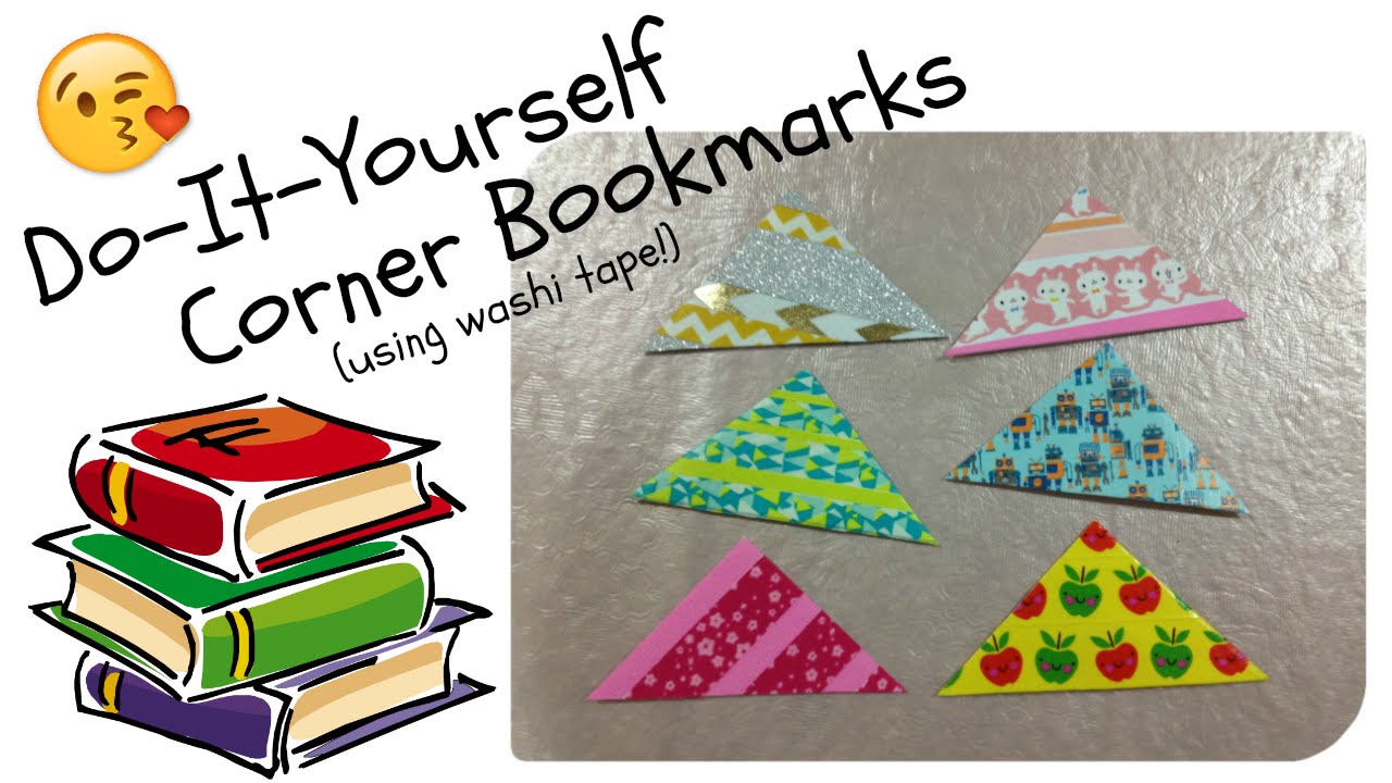 4 Easy Steps to Make DIY Bookmarks with Washi Tape and Craft Sticks