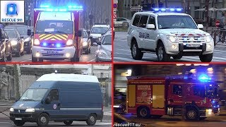 Compilation véhicules d'urgence - Versailles