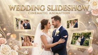 Wedding Slideshow Animation | Cinematic Photo Video Showcase