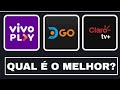 Vivo play x dgo x claro tv qual  o melhor qual tem o melhor custo benefcio