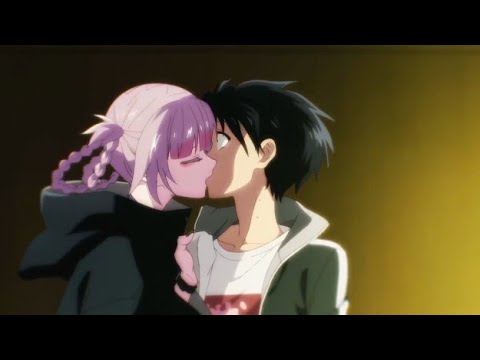 Kou got a kiss from Nazuna | Call of the Night Episode 13