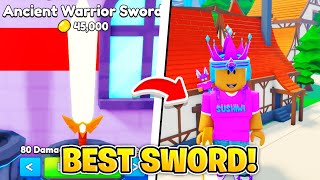 ROBLOX NOOB ARMY SIMULATOR I BOUGHT THE BEST SWORD IN GAME