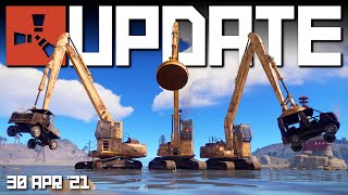 Magnet crane & shredder, HDRP backport news | Rust update 30th April 2021