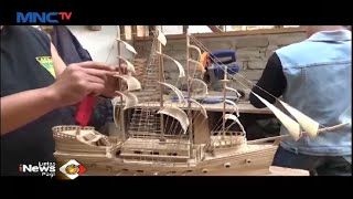 Melihat Pembuatan Miniatur Bambu Kapal Pinisi Karya Warga Bandung - LIP 13/02