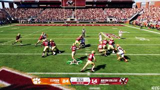 College Football 27 - Clemson Tigers vs Boston College Eagles - Gameplay (PS5 UHD) [4K60FPS]