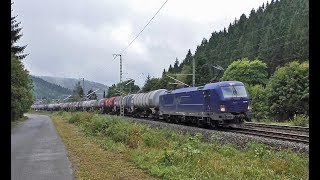 Mega Güterzug (Doppelt), US Army Militärtransporte, TXL, Raildox uvm. auf der Frankenwaldbahn