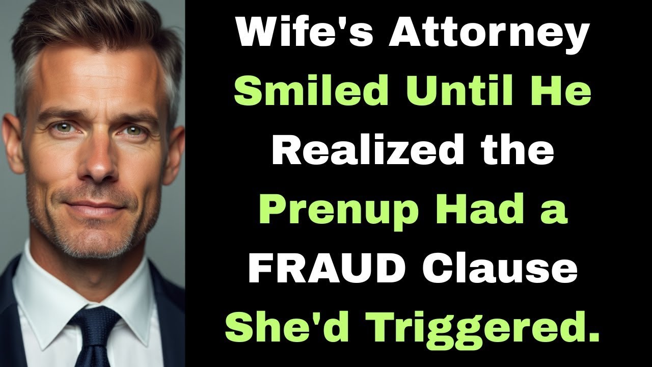 Wife's Attorney Smiled Until He Realized the Prenup Had a FRAUD Clause She'd Triggered