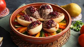 Herzhaft Gefüllte Birnen Mit Lamm Das Orientalische Ofengericht, Das Alle Überrascht