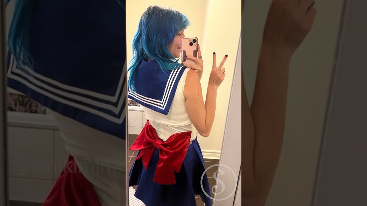 Making Sailor Moon's Collar ✨ #sailormoon #anime #manga #cosplay #tutorial #sewing #magicalgirls