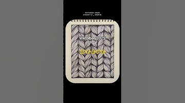 Inktober 2025 | prompt 2 _ WEAVE #art #inktober2025 #doodle #shorts #fyp