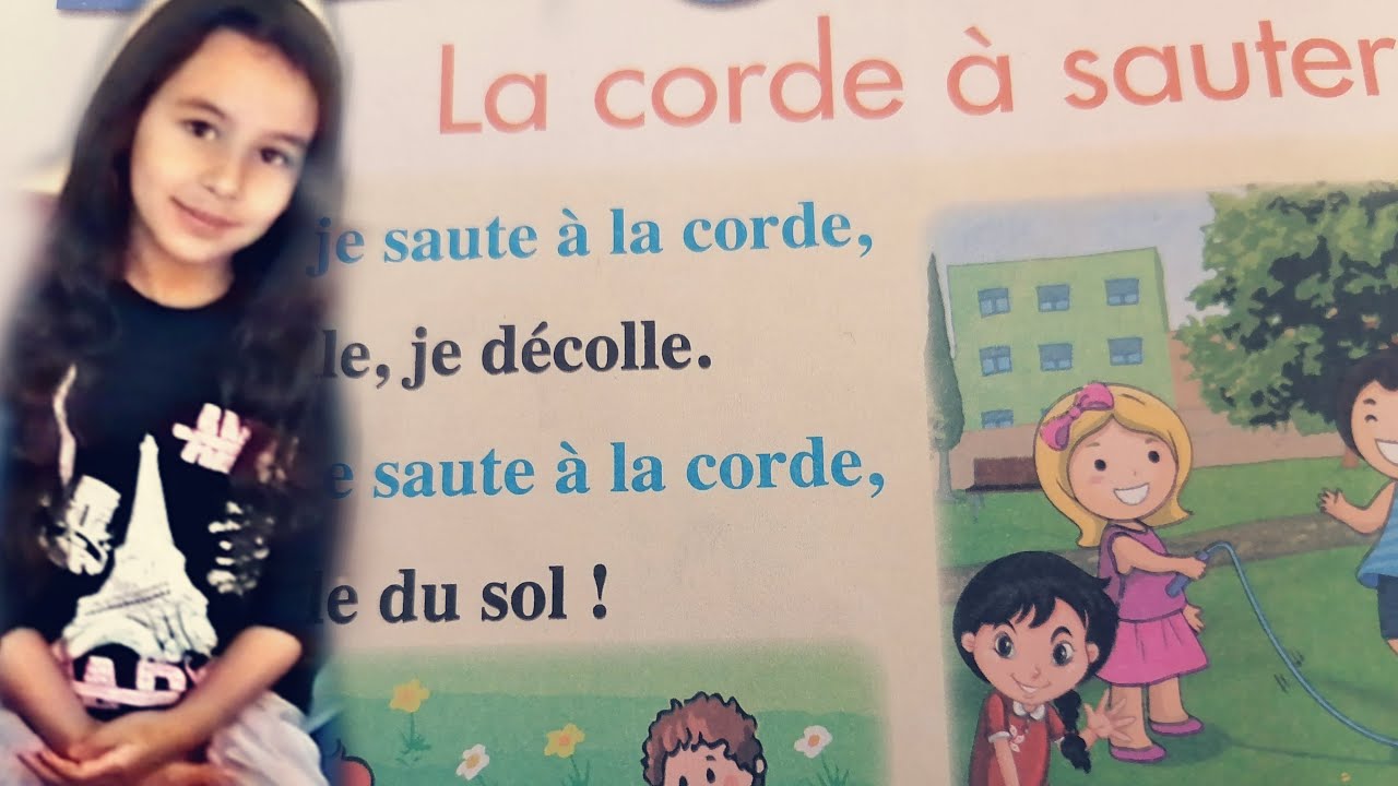 La comptine La corde à sauter أنشودة dire, faire et agir pour apprendre le français 1AEP