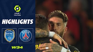 Estac Troyes - Paris Saint-Germain 1 - 3 - Highlights - Estac - Psg 2022-2023