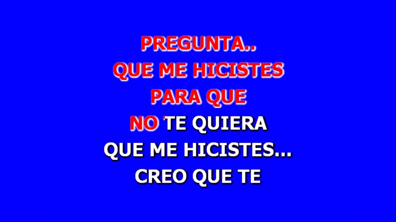 Definitivamente ya no estoy enamorado - Los Temerarios