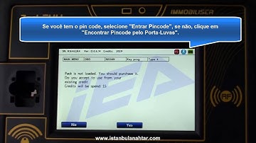 Programação de Chave Nissan Note (Cálculo de Pin code pelo Porta-Luvas)