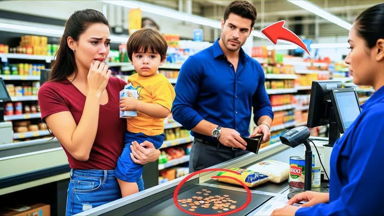 IL MILIONARIO SI COMMUOVE QUANDO UNA MADRE SINGLE GLI DICE： ＂PROMETTO DI PAGARTI QUANDO POSSO＂