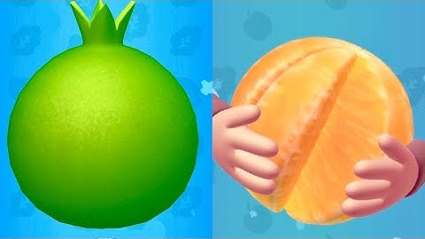 Juicy Run!! Very relaxing ASMR slicing game