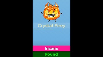 How to get Crystal Firey in Find the bfb Characters
