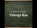 Tsheqo Rsa - 6 Ways to Sunday (Official Audio)