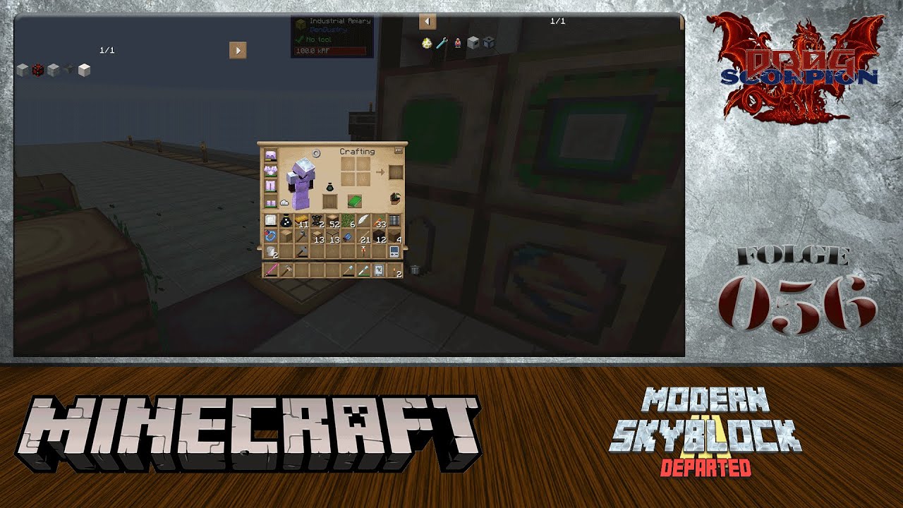 Minecraft ⭐ Modern Skyblock 3 🕹 Nummer: 056 🎮  Bee Collector's Jar und dazu ein gutes Frühstück