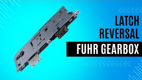 How to change the handing of a FUHR multi-point door lock gearbox