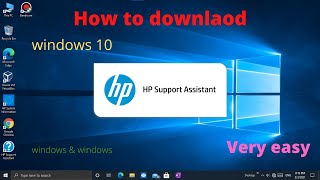 how to download  & install hp support assistant