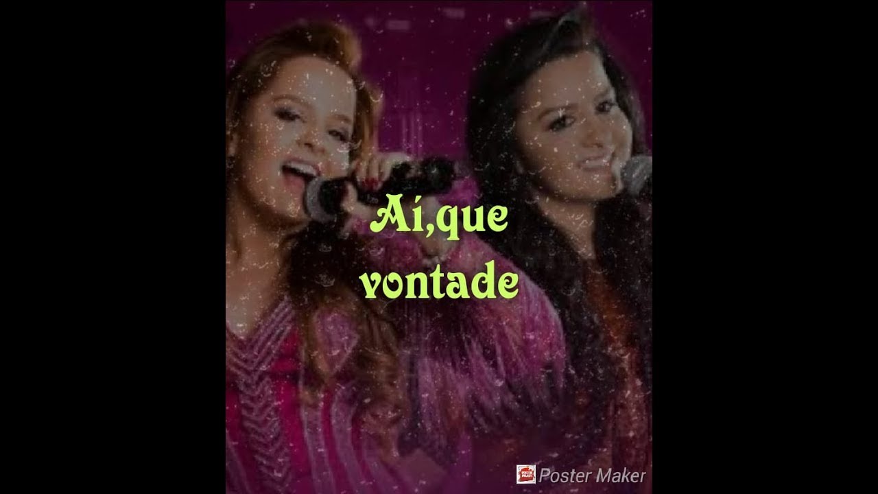 Ai, que vontade KARAOKÊ (PLAY BACK) Maiara e Maraisa - YouTube