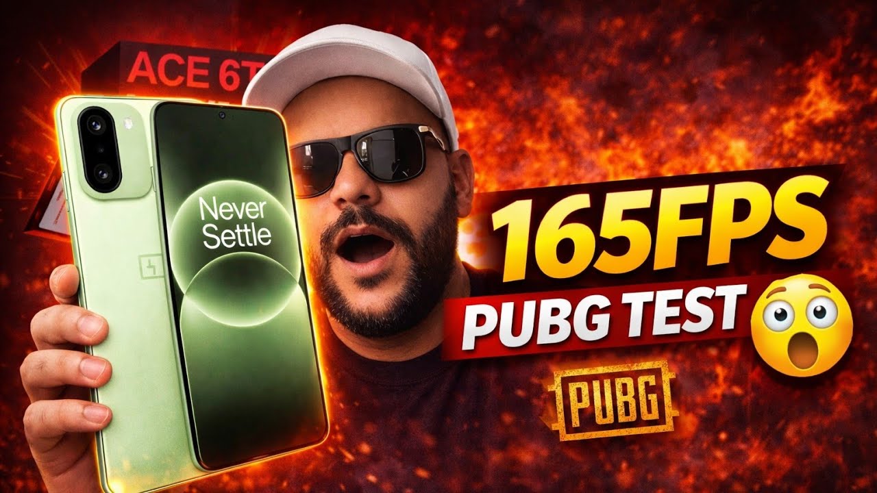 PUBG 165FPS on OnePlus 15R ?! INSANE 😳🔥”