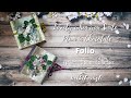 Walkthrough Folio Lovely when you Smile & Folio Plum in Chocolate   1 project 2 collections