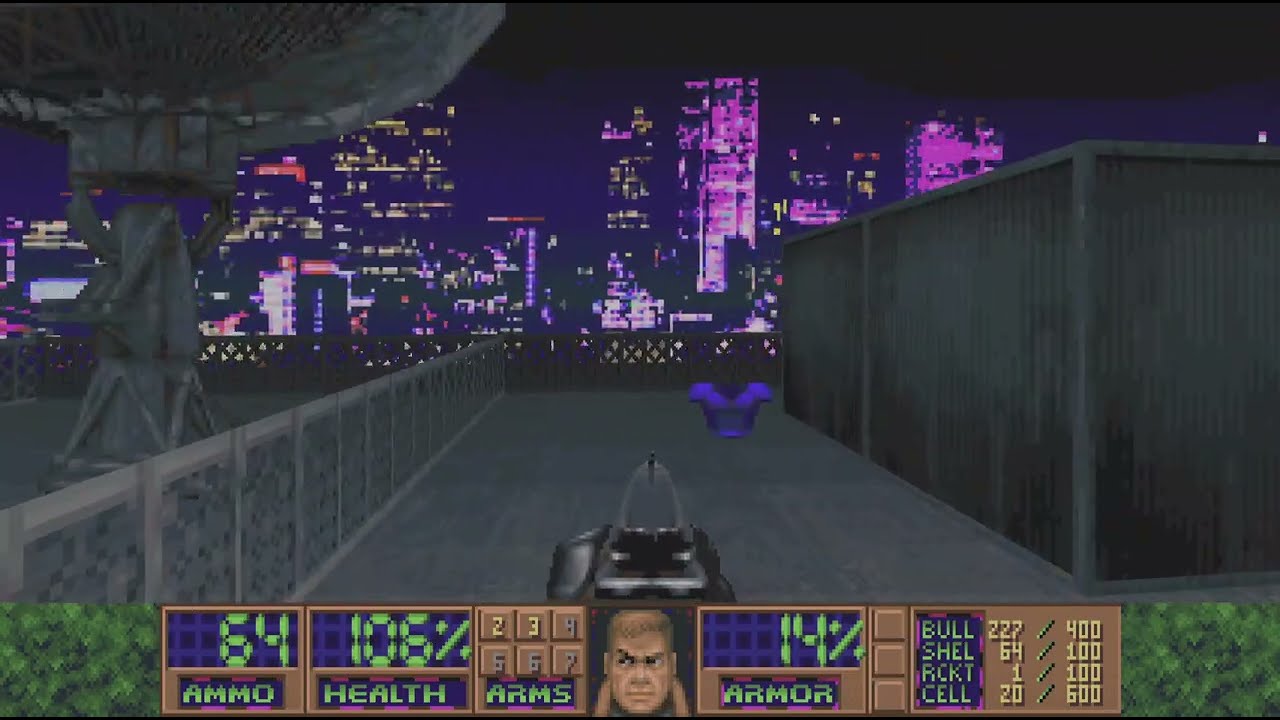 DOOM: Augur Zenith - Level 11: Neon Artifacts - UVMax Pistol Start