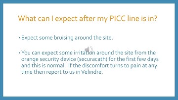 PICC Clinic education video