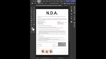 how to add your signature in your documents in photoshop