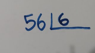COMO DIVIDIR 56 POR 6