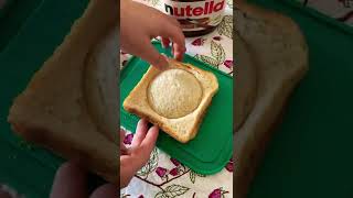 Must try Nutella and bread snack | Nutella Bites | #shorts screenshot 5