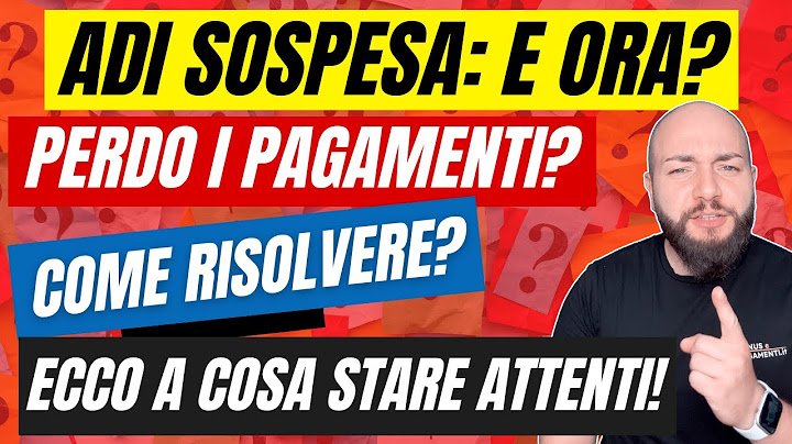 ADI SOSPESA cosa fare? Cosa succede ai pagamenti?