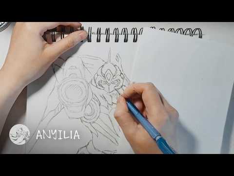 ✎ [#1] Lancelot ⊹ Code Geass ⋮ sketch time lapse ⌛