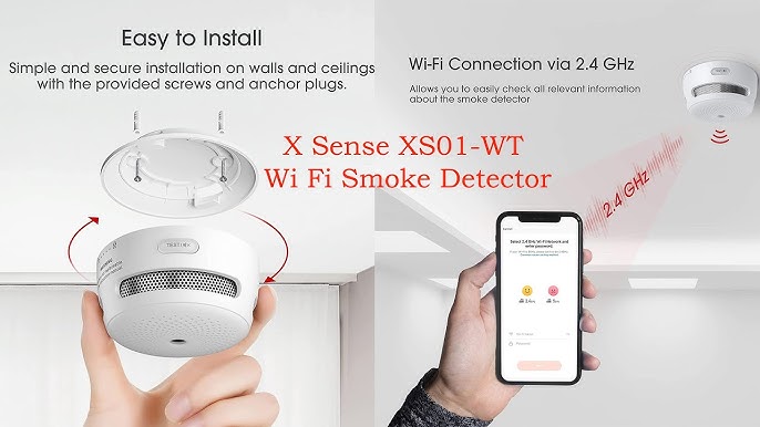 Détecteur de Fumée connectée Wifi de chez X-Sense XS01-WT Tuya