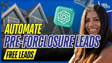 How to Get Pre Foreclosure Leads for Free using ChatGPT and Web Scraping