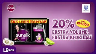 (GTV) Sunsilk Black Shine Sachet: 20% Ekstra Volume, Ekstra Berkilau