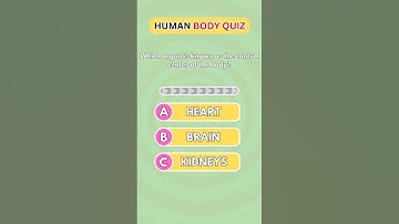 Can You Pass these Human Body Quiz | Part - 1 #quiz #anatomy #shorts