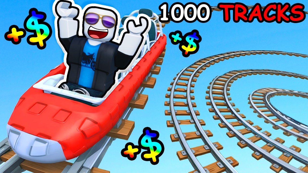 becoming a TRILLIONAIRE by making INFINITE Cart Ride in Roblox...