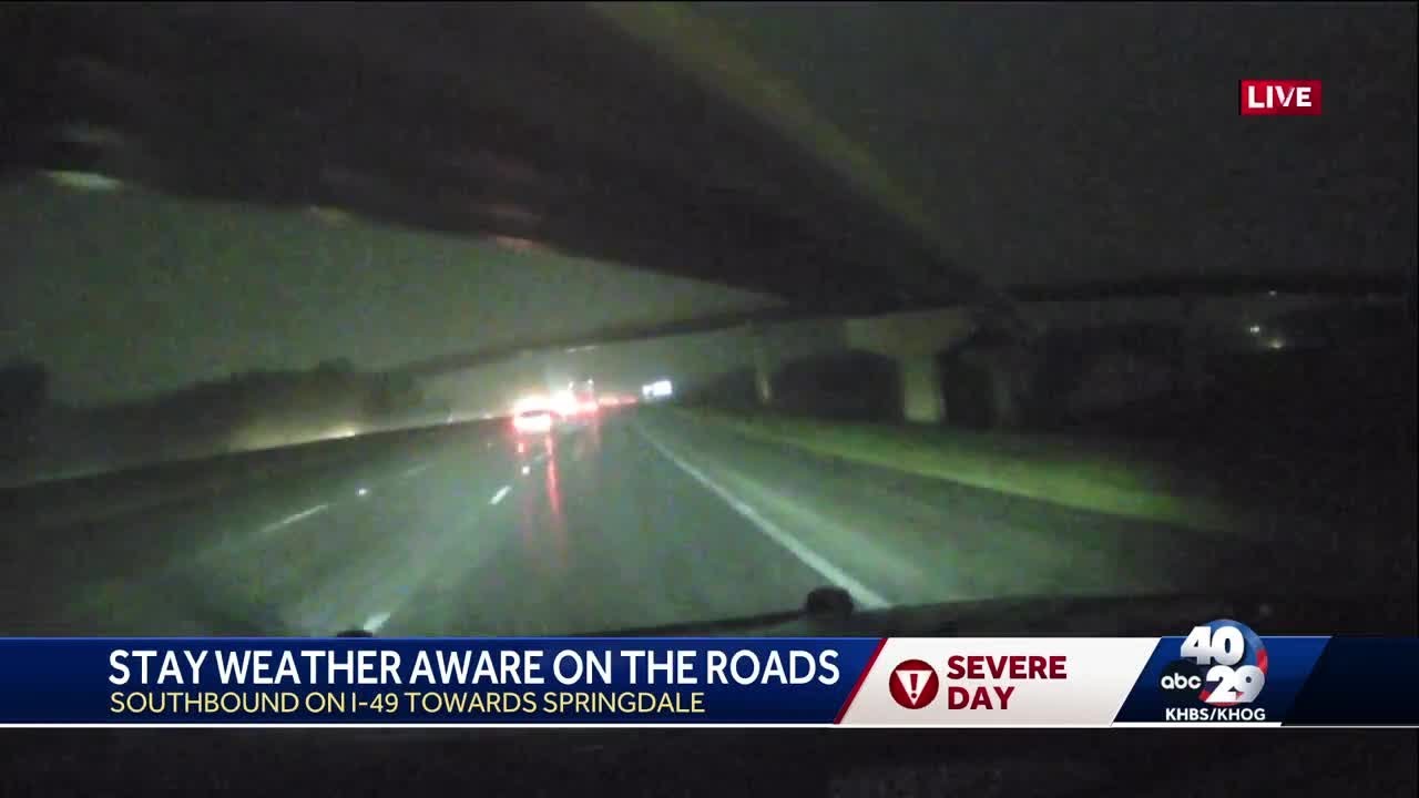 Rain impacting morning commute in Northwest Arkansas - YouTube